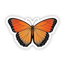 Orange Black Butterfly Aesthetic VSCO Sticker - $74.18 MXN