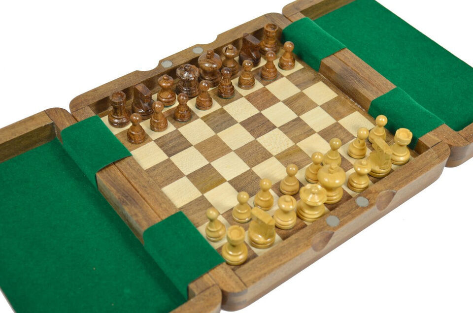 House of Staunton Ultimate Wooden Chess Set 7.5 Inches Compact Chess Set - $150.55