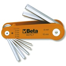 Beta Tools Offset Hexagon Key Wrenches Set 96/PL7 Chrome - £16.51 GBP