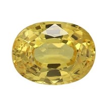 7,15 pietra preziosa zaffiro giallo di Ceylonese certificata originale... - £244.86 GBP