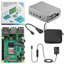 Vilros Raspberry Pi 4 4GB Basic Starter Kit with Heavy Duty Self Cooling... - $229.99