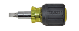 Klein Tools 32561 6-in-1 Multi-Bit Screwdriver / Nut Driver, Stubby New - $18.70