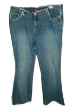 Vintage Zana Di Womens Size 20 Fringed Jeans High Waist Flare Grunge 40 x 29 3/4 - £23.62 GBP