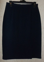 EXCELLENT WOMENS EVAN-PICONE NAVY BLUE FULLY LINED SKIRT  SIZE 8 - £20.08 GBP