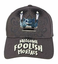 Disney Haunted Mansion Gargoyle Welcome Foolish Mortals Hat Baseball Cap... - £28.77 GBP