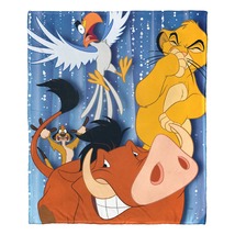 DISNEY 100 - EMBARRASSED PUMBA Silk Touch Throw Blanket - £45.54 GBP