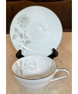 Set of 6 Cups &amp; Saucers Noritake China  # 6002  Melrose Vintage Japan 1960s - $31.99 CAD