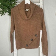 Yes Lola NWT Cowl Neck Sweater * Brown * XS - $17.42