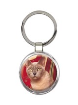 Cat : Gift Keychain Cute Animal Kitten Funny Friend Birthday Pet - £6.31 GBP
