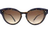 Valentino Sonnenbrille VA 4017 5051/13 Blau Gold Landschildkröte Cat Eye W/ - £98.39 GBP