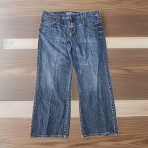 Old Navy Loose Fit Jeans Mens Size 40x30 Wide-leg Baggy Style Blue Denim M2 - $35.64