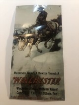 Metal Sign - Western Winchester Cowboy Hunter - Vintage Look Reproduction 1993 - $37.36