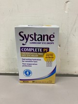 Systane Complete PF Preservative-Free Lubricant Eye Drops 30 .5ml Viles Exp3/25 - £13.62 GBP
