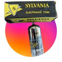 Vintage Sylvania 6AU8 Triode HAM Radio Video Amplifier TV Audio Vacuum Tube - $5.00