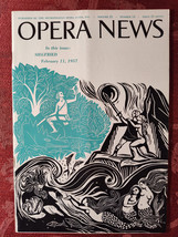 Rare OPERA NEWS February 11 1957 Siegfried Martha Moedl Wolfgang Windgassen - £12.83 GBP