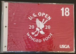US Open Winged Foot 2020 Flag Silk Red- Beautiful - $692.47 MXN