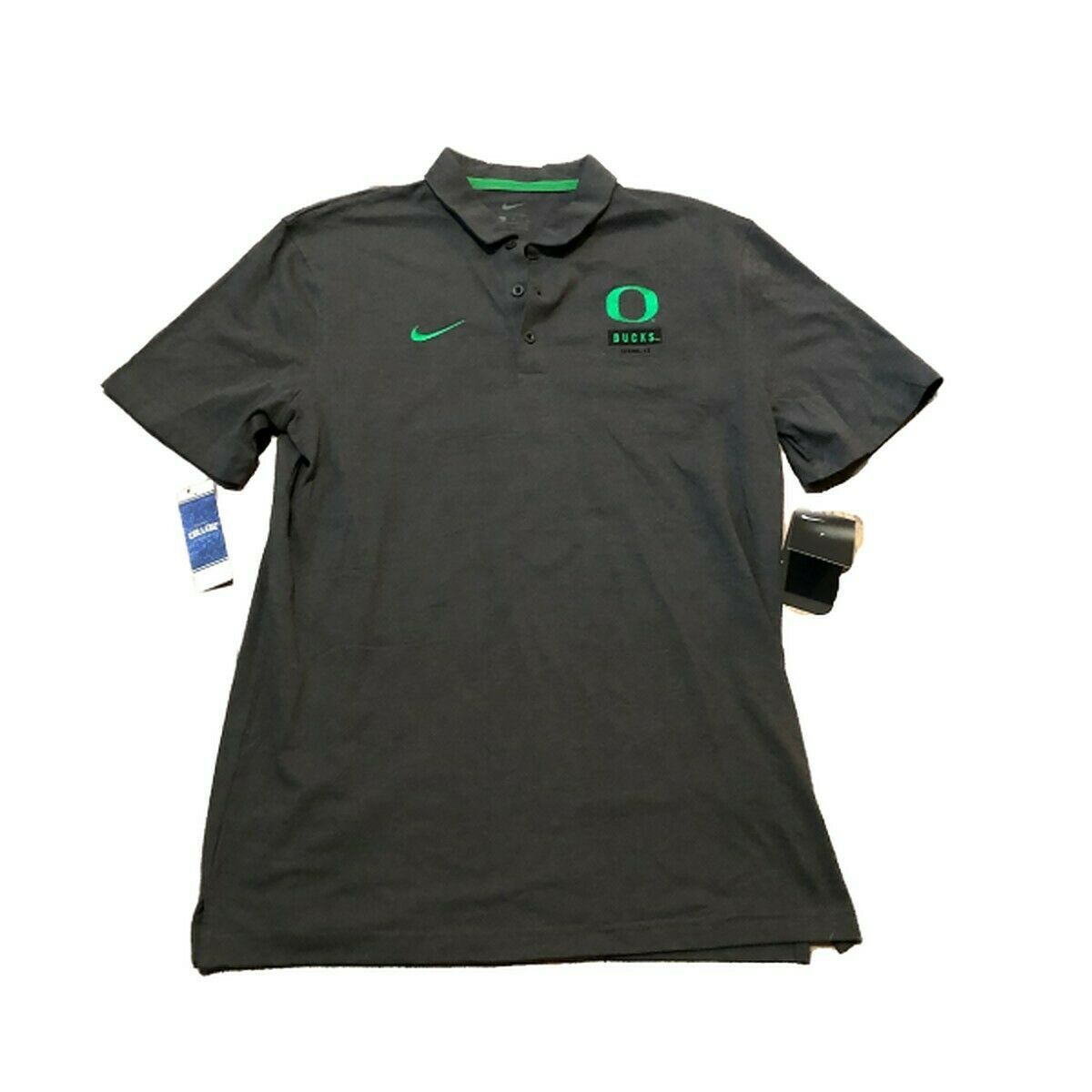 Primary image for New NWT Oregon Ducks Nike Football Logo Eugene, OR Size Medium Polo Shirt