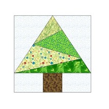 CRAZY TREE PAPER PIECING QUILT BLOCK PATTERN -018A - £2.16 GBP