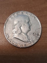 ½ Half Dollar Franklin Silver Coin 1954 Denver Mint 50C KM#199 - £12.90 GBP