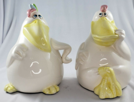 Vintage Fitz and Floyd Pelican Duck Dodo Bird Bookends - $36.30