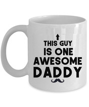 This Guy is One Awesome Daddy Coffee Mug Funny Vintage Cup Xmas Gift For Dad - £12.48 GBP+