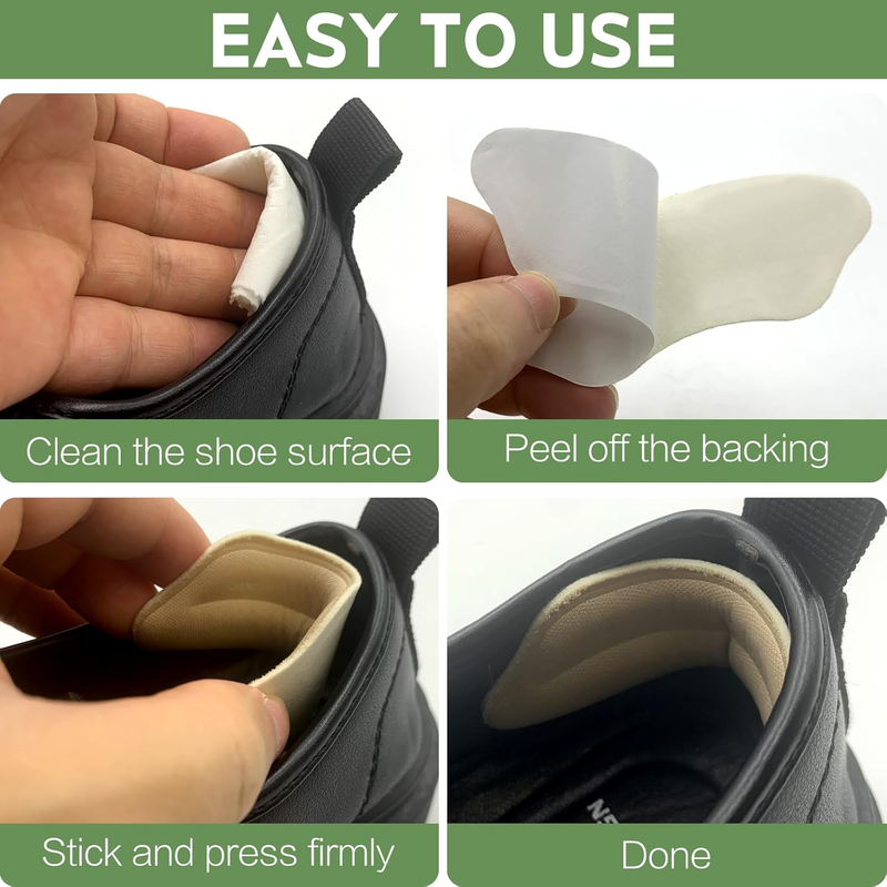Heel Pads for Shoes 4 Pairs - Heel Cushion Inserts Grips, Heel Protectors for Wo Item image 5