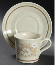 Flat Demitasse Cup &amp; Saucer Set Florinda by ROYAL DOULTON Lamberthware E... - £6.32 GBP