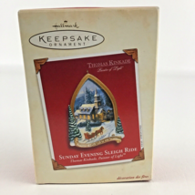 Hallmark Keepsake Christmas Ornament Sunday Evening Sleigh Ride Kinkade ... - £15.76 GBP