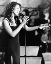 Mariah Carey early pose on stage singing 8x10 HD Aluminum Wall Art - $39.99