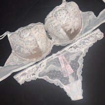 Victoria&#39;s Secret 34A,36B Bra Set M,L,Xl Gray Taupe Silver White Sexy Seduction - £108.30 GBP