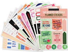 Essential Weekly Planner Stickers - She Believed She Could (Set of 160 Stickers) - £7.21 GBP