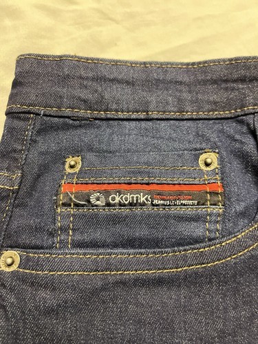 NWT Akademiks Jeanius Jeans Men’s 36x34 Blue Denim Loose Straight Pants Item image 2