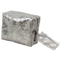Mac Wow Factor Silver Cosmetic Bag with Charm - $14.00