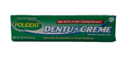 Polident Dentu-Creme Denture Cleanser Paste Triple Mint Freshness 3.9 oz - $9.89