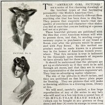 1904 American Girls Borax Advertisement Household Cleaner Ephemera 7.75 ... - $19.99 1904 American Girls Borax Advertisement Household Cleaner Ephemera 7.75 ... - $19.99