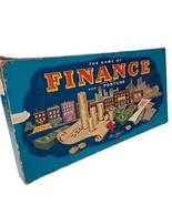 The Game of Finance Vintage 1955 By Parker Brothers Lot of Misc Parts An... - £12.24 GBP