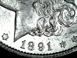 Morgan Dollar 1891 AA21-1122  - £77.58 GBP