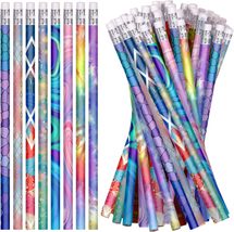 Wooden Pencils with Eraser Assorted Colorful Pencils Cute Pencils, Award... - $8.99