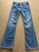 Silver Tina Womens Denim Jeans 28/33 28  Stretch Boot Cut Distressed  - £14.03 GBP