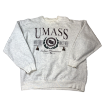 Vintage Umass University Massachusetts Amherst Minutemen Crewneck Size L... - $727.18 MXN