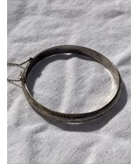 Antique 925 Sterling Silver Etched  Bangle Bracelet 9.9g - $544.82 MXN