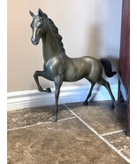 Vintage Brass Stallion Horse Sculpture Statue 18&quot; tall - $512.89 CAD