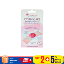 1 X Carnation Footcare Corn Caps 5&#39;s Medicated Plasters - $285.02 MXN