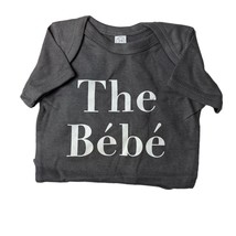 The Bebe Grey Rabbit Skins Bodysuit 6 Month New - $7.85