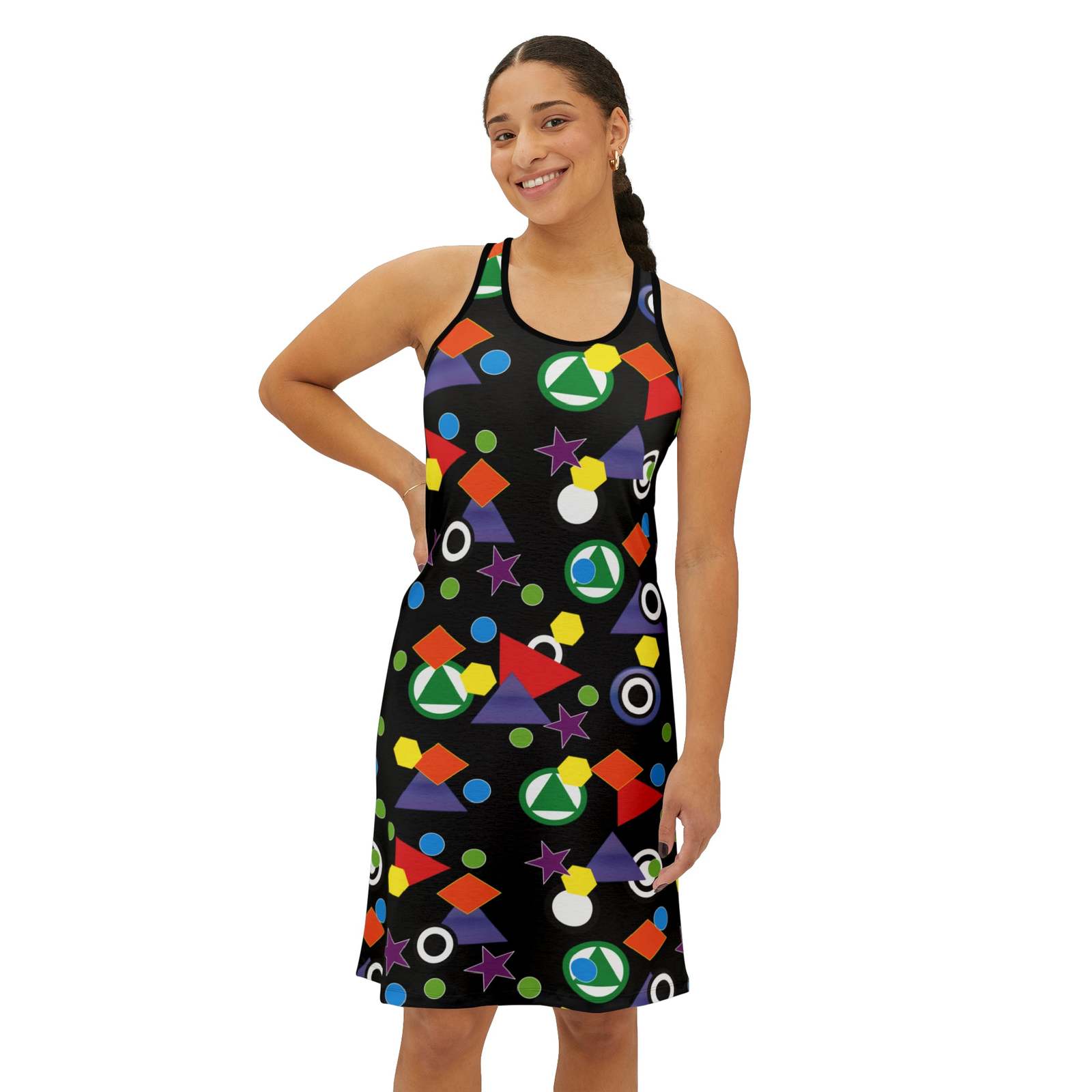 Abstract Print Dress - $45.00