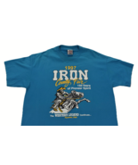 Vintage T Shirt 1997 Iron County Fair Parown Utah Size 2XL Blue - $36.23 CAD