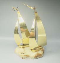 Sailboat DeMott Mid Century Brutalist Signed Art VintageTwo 2 Sail boats, 11.5&quot; - £30.47 GBP