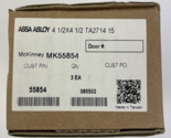 Brand New 3 Pack ASSA ABLOY McKinney MK55858 Door Hinges 4.5&quot; x 4.5&quot; TA2... - £39.10 GBP