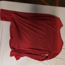 No Boundaries XL Red Tee, Long Sleeve Shirt, Cotton Blend Tee, Loose Fit Top - £5.47 GBP
