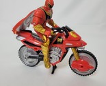 2005 Bandai Power Rangers Mystic Force Red Ranger Speeder Cycle + Action... - $14.84